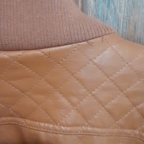 Womens Pleather Jacket - Picture 6 of 8